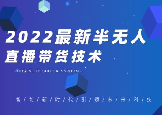 2022最新抖音半无人直播带货技术及卡直播广场玩法，价值699元-山河网创