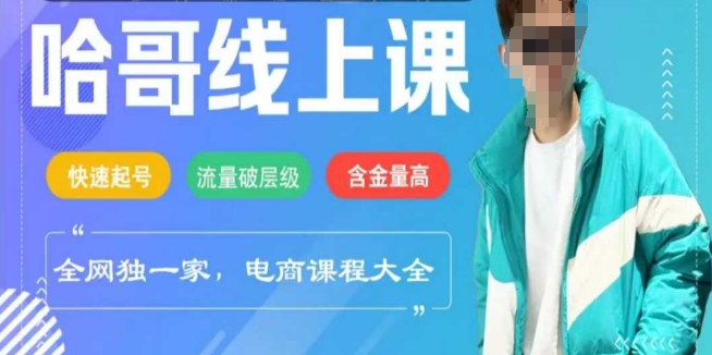 电商线上课程2025年，快速起号，流量破层级，这套方法起号率99%-山河网创